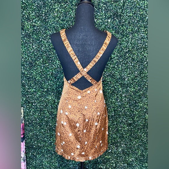 For Love and Lemons | Tawney Mini Dress - Cheetah Flower - Picture 8 of 12